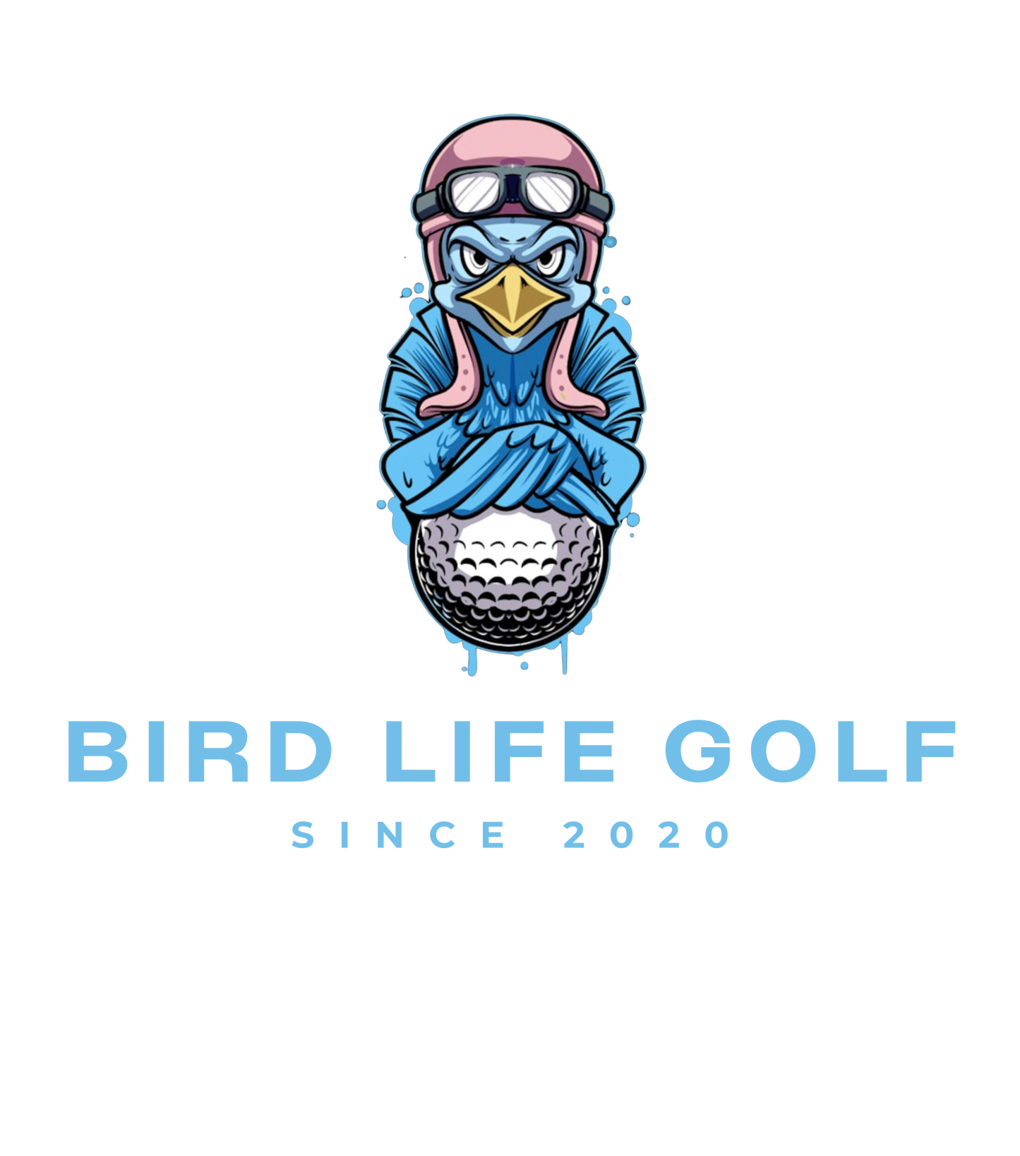 "Bird Life Golf" Graphic logo Tee Shirt