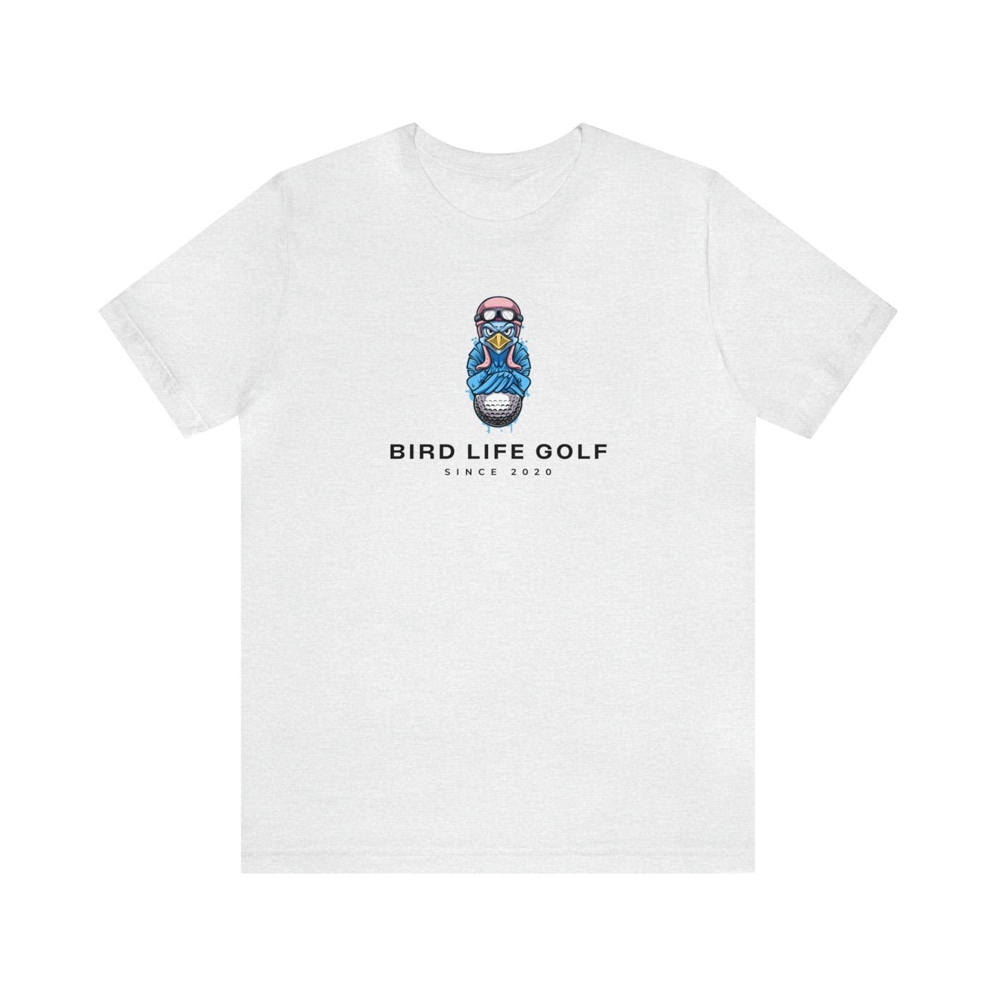 "Bird Life Golf"  Graphic logo Tee Shirt