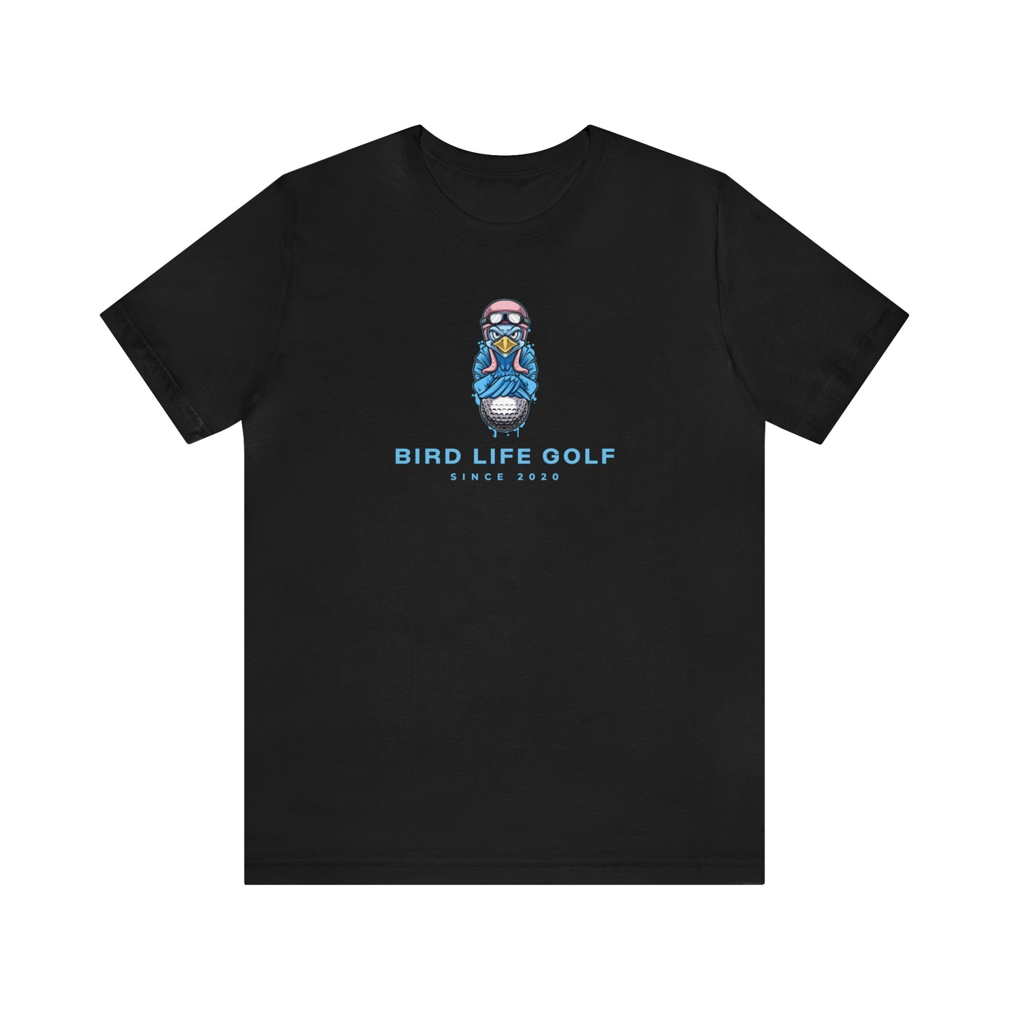 "Bird Life Golf"  Graphic logo Tee Shirt