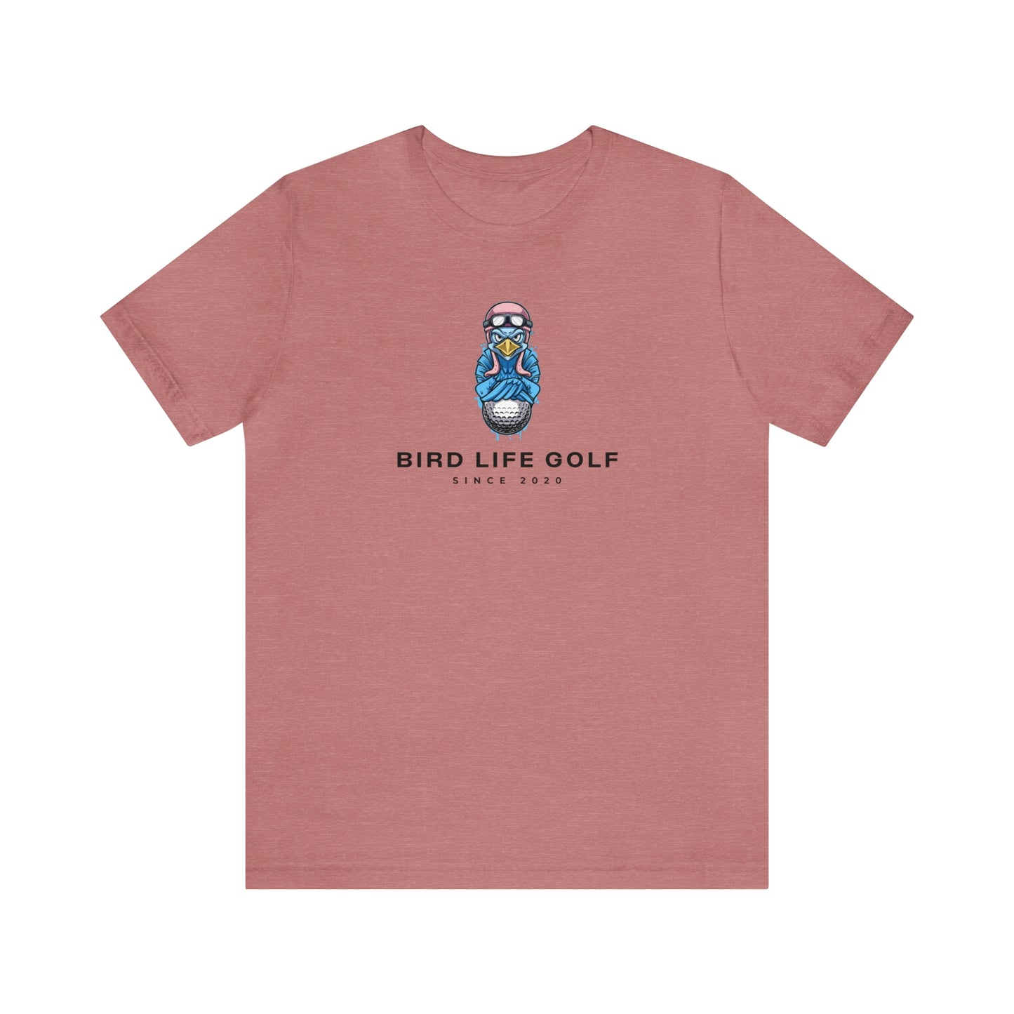 "Bird Life Golf"  Graphic logo Tee Shirt